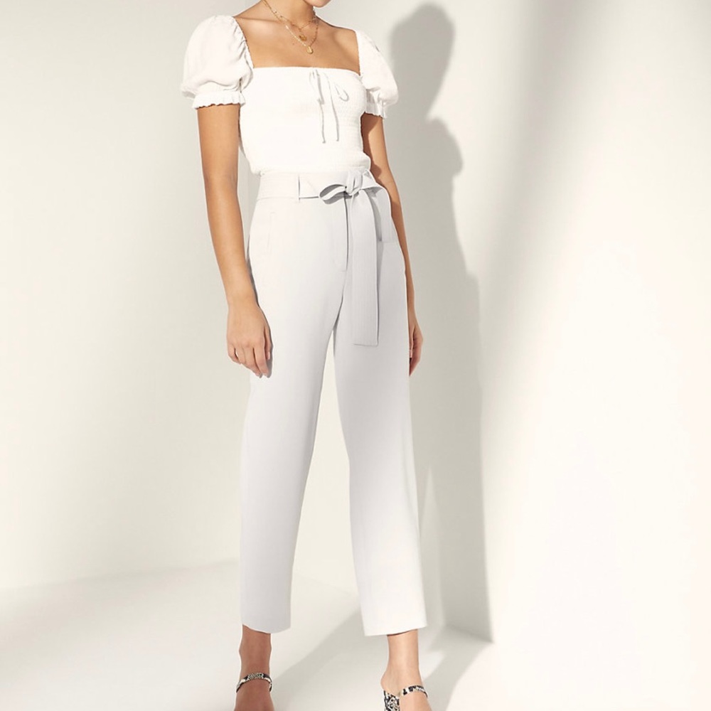 Aritzia tie front pants NWT